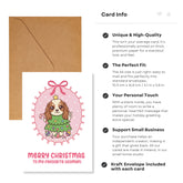 Cute Spaniel Dog Christmas Card